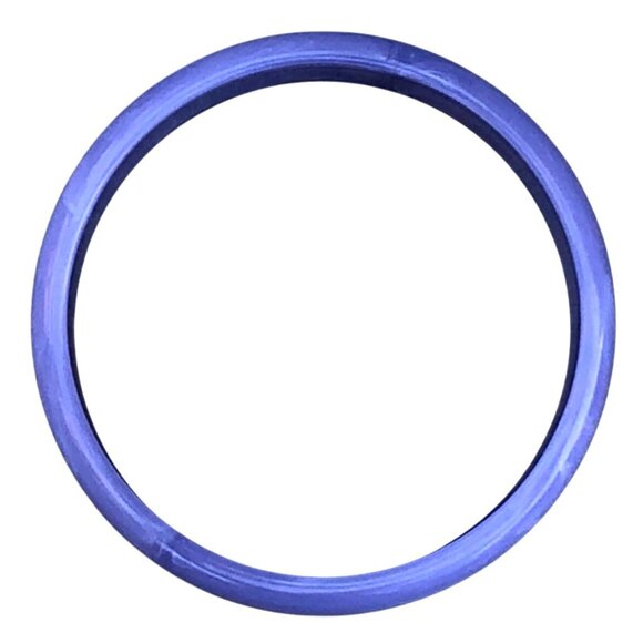 Vintage Pastel Purple Translucent Marbled Lucite Bangle Bracelet Size Large - Picture 6 of 6